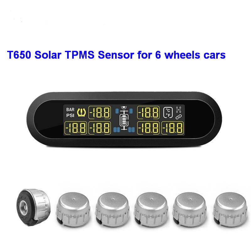Solar Tire Pressure Monitoring System Sensors for Caravan