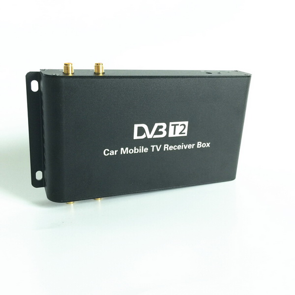 HD Car Digital TV Receiver Box With DVB-T2 4 Tuner 