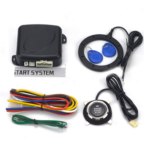 Auto Car Alarm system Smart Button Start /Off Engine